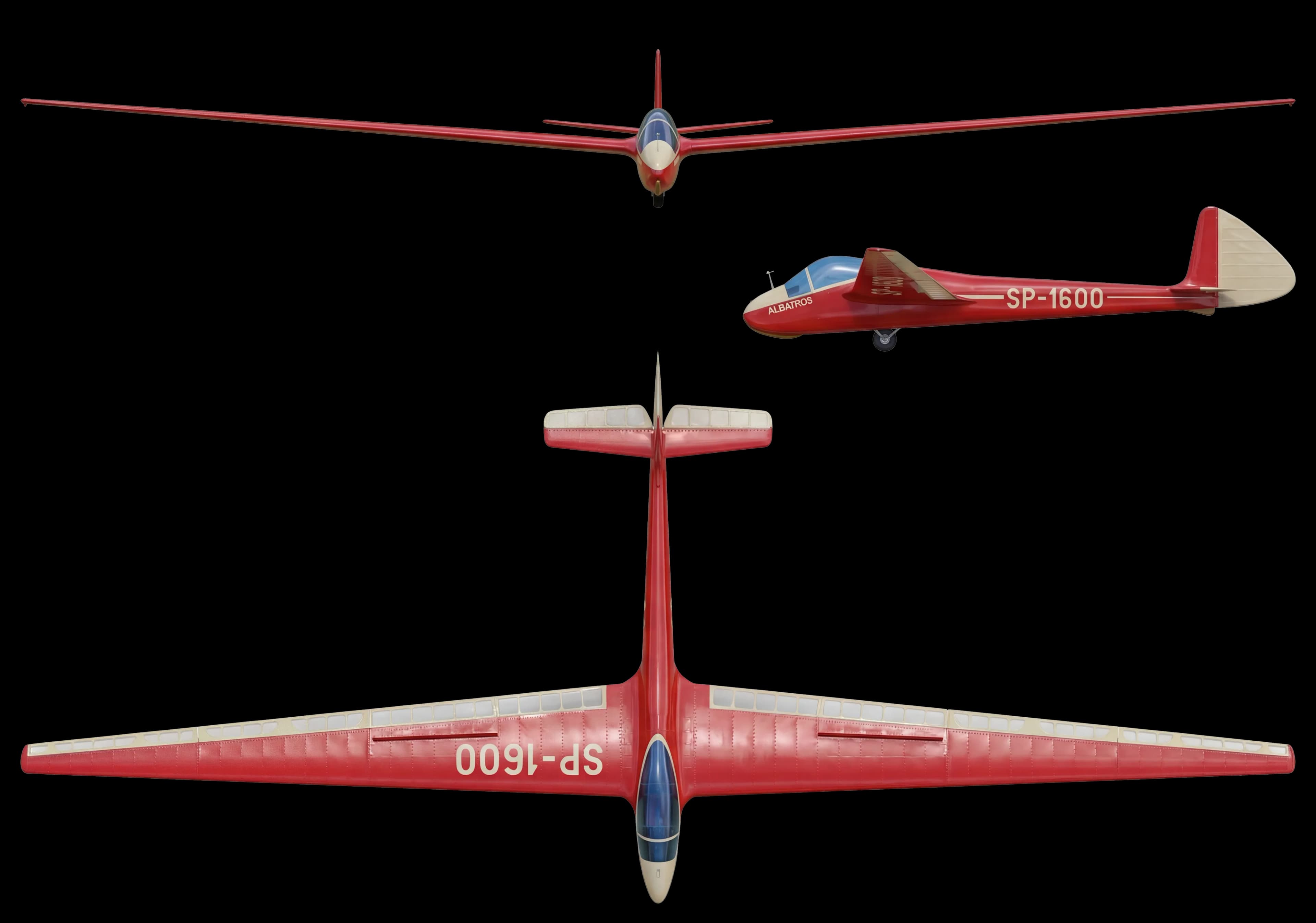 SZD-11 Albatros Rzut